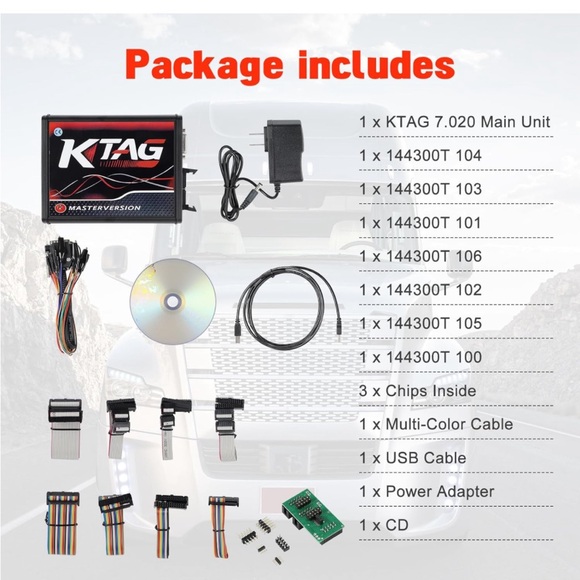 KTAG V7.020 Professional ECU Diagnostic Set, European Firmware V7.020 Software - Picture 5 of 8